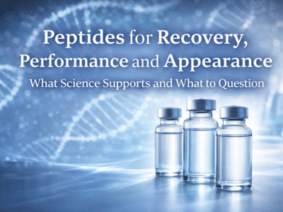Peptides for Recovery, Performance and Appearance: Science, Reality and Common Misconceptions