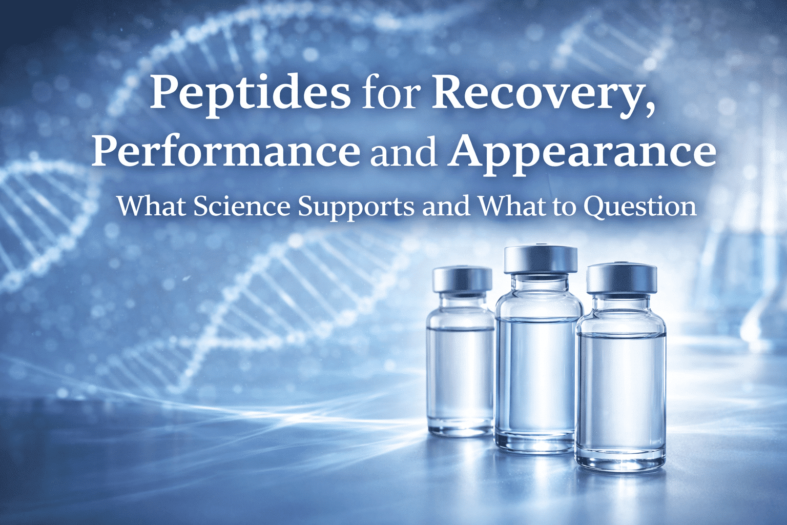 Peptides for Recovery, Performance and Appearance: Science, Reality and Common Misconceptions